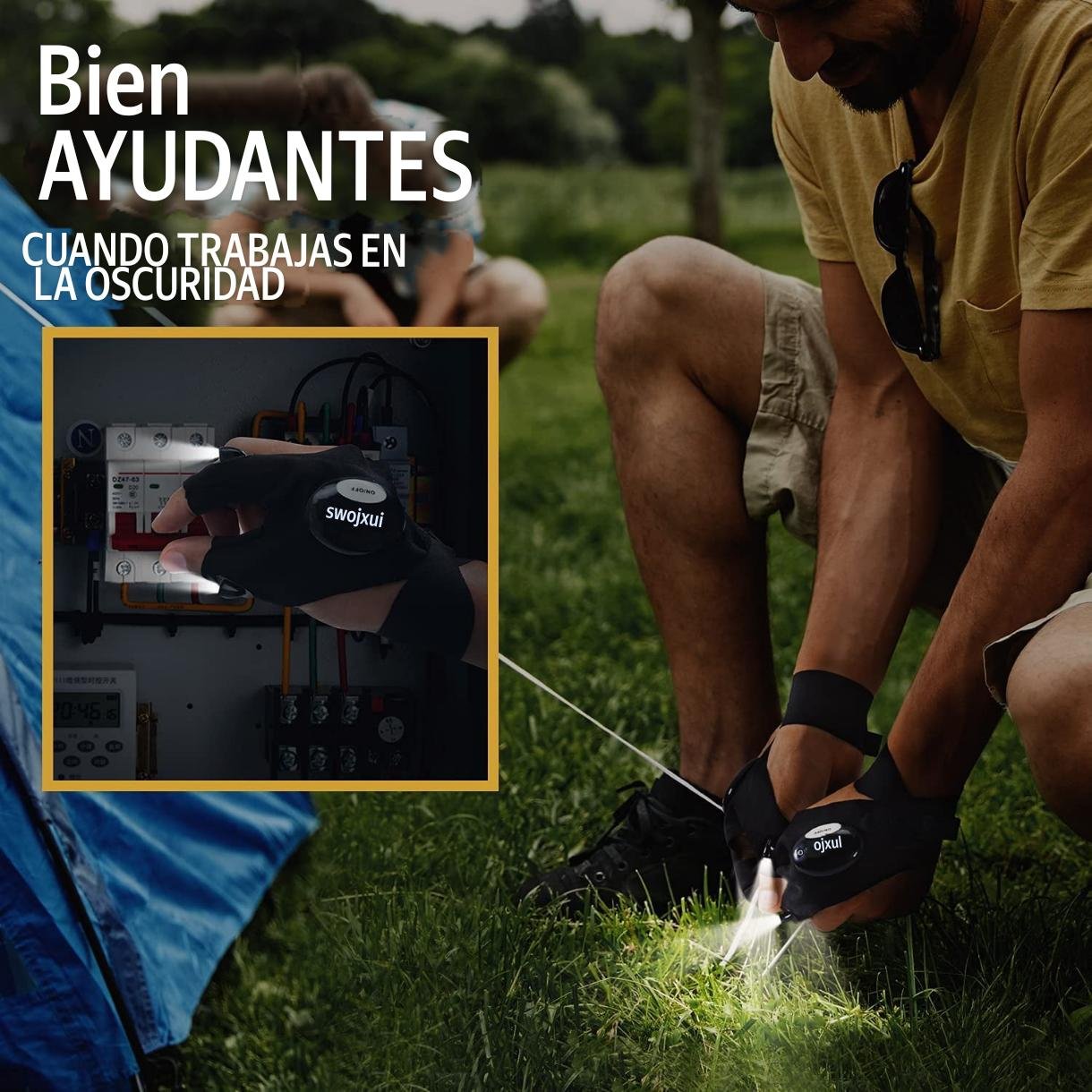 Guantes con Linterna LED para Reparar - Imagen 5