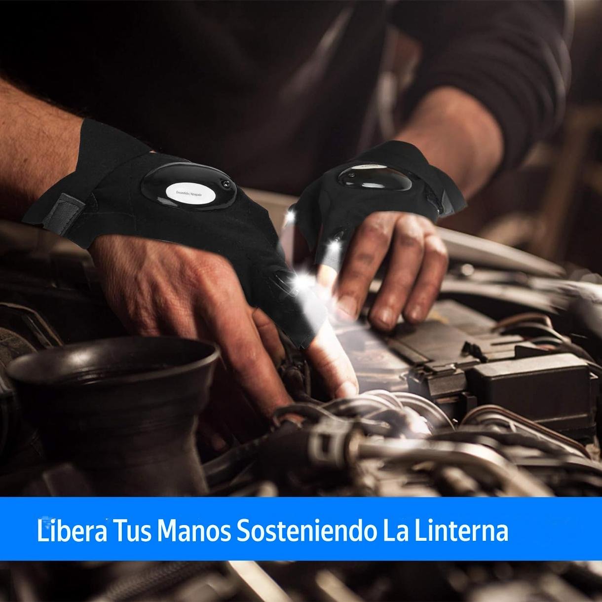 Guantes con Linterna LED para Reparar - Imagen 4