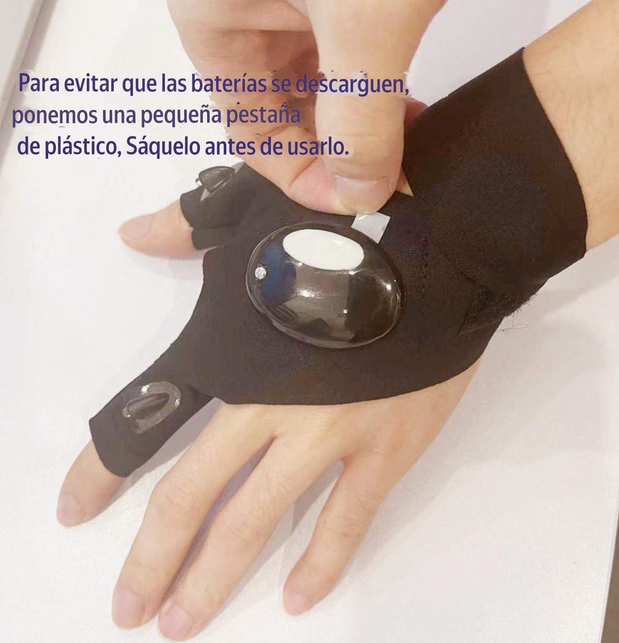 Guantes con Linterna LED para Reparar - Imagen 2